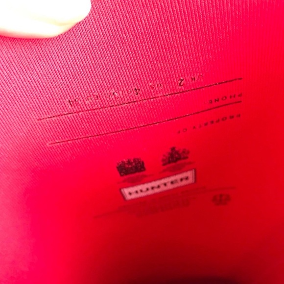 Hunter original coral rain boots VGUC  size 3G/4B youth - Picture 8 of 10